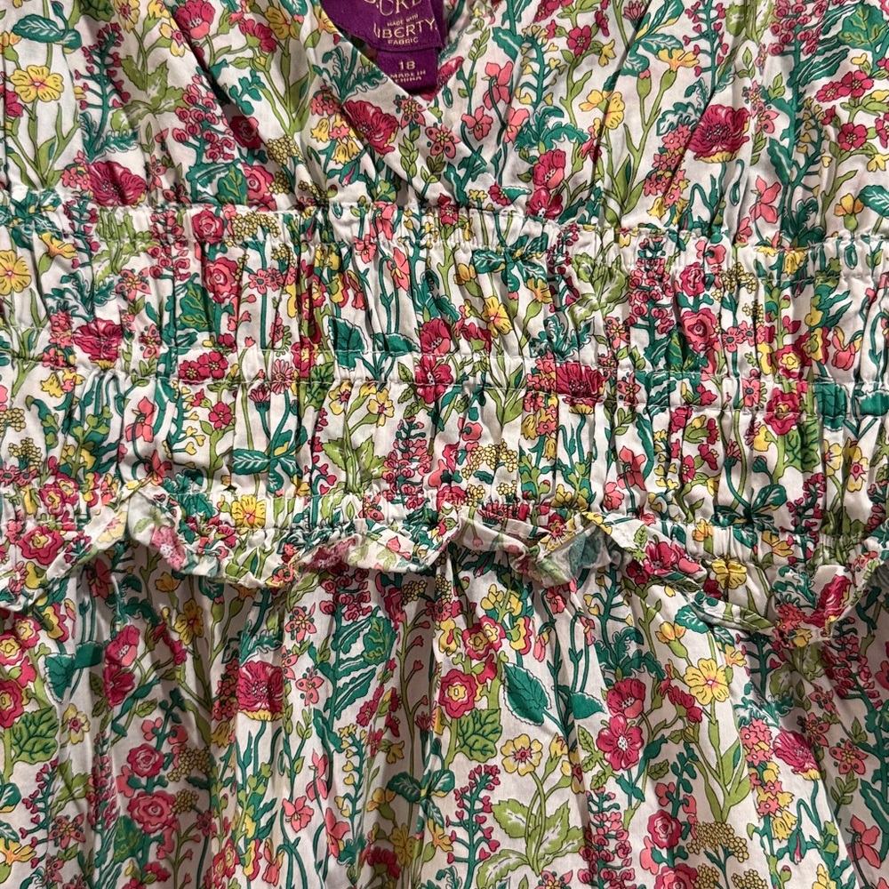 J. Crew Liberty of London Floral Midi Dress - Picture 3 of 5